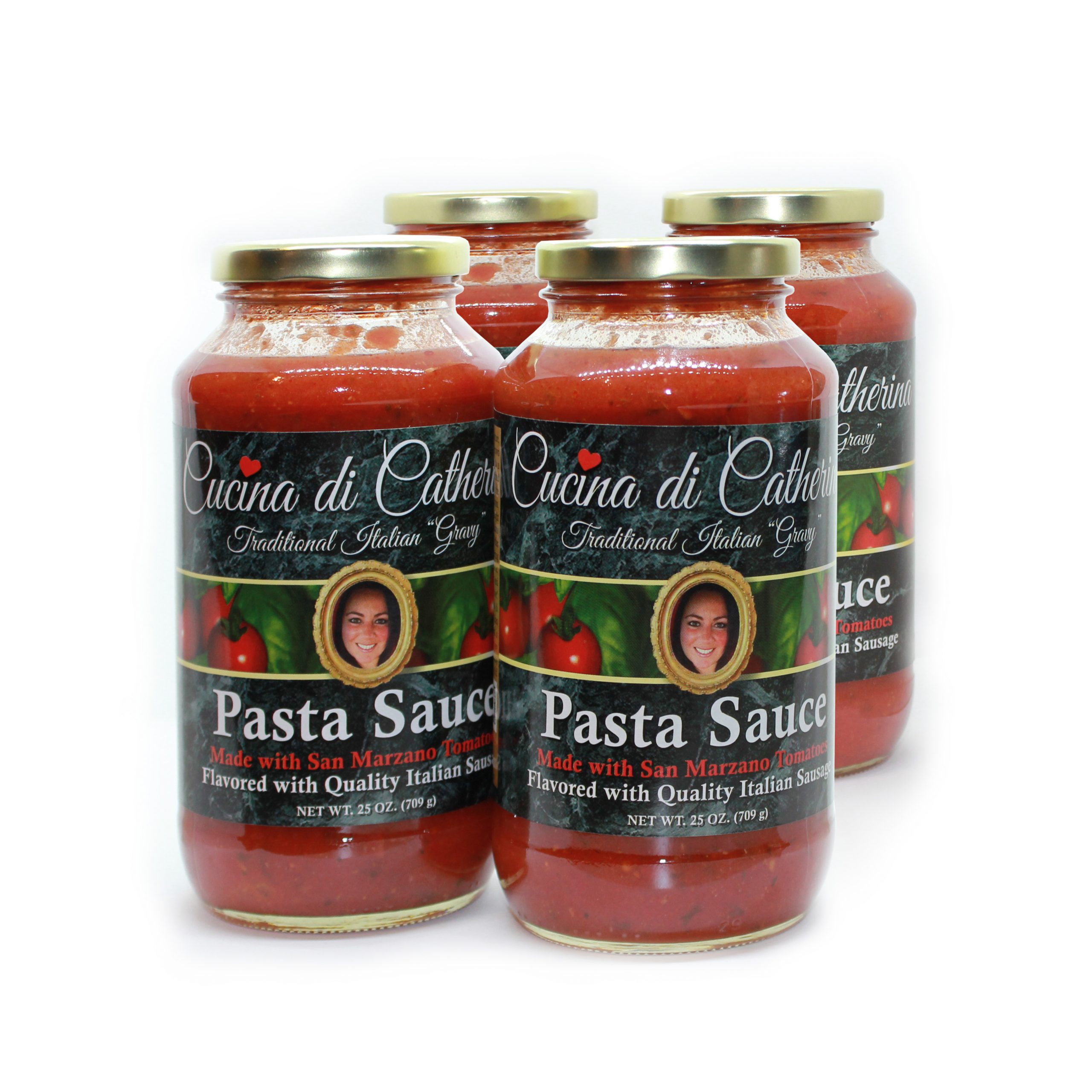 Cucina di Catherina Traditional Italian “Gravy” Pasta Sauce 4 Pack